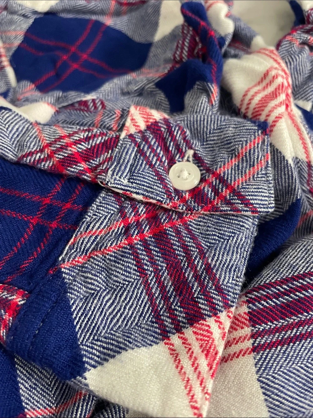 Rails Hunter Red White Blue Preppy Plaid Button Down Sjze XS